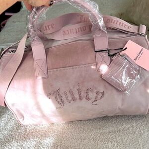 Juicy Couture Light Pink Travel Bag